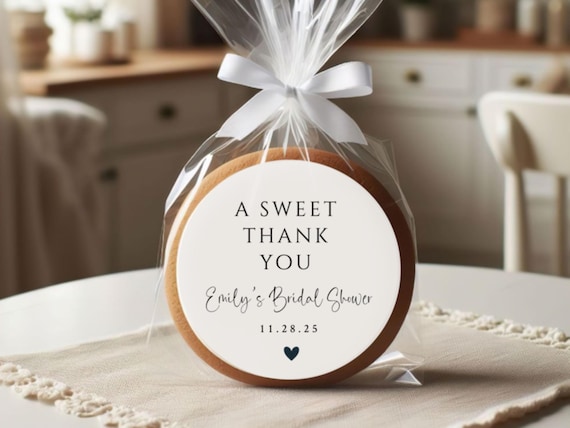 Personalized Bridal Shower Stickers ~ Bridal Shower Favor Stickers ~ Bridal Shower favor labels ~ Personalized Bridal Shower Treat Labels