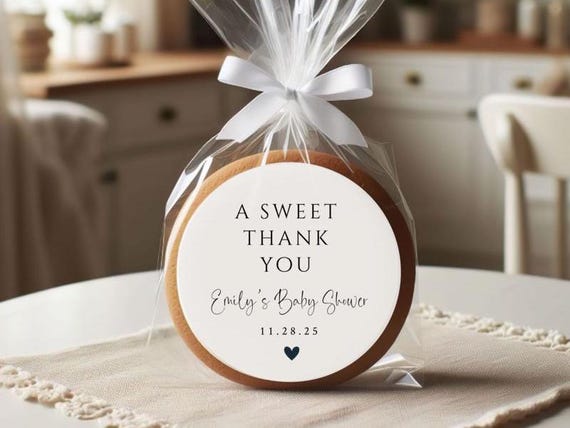 A Sweet Thank You Baby Shower Stickers ~ Personalized Baby Shower Favor stickers ~ Personalized Baby Shower Stickers ~ Baby Shower Labels