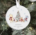 Pooh Ornament ~ 1st Christmas Classic Pooh ~ Classic Winnie The Pooh Ornament ~ Pooh Baby Ornament ~ Classic Pooh First Christmas