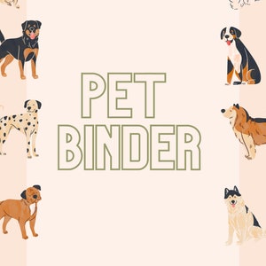 Pet Binder - Dokumenty dla zwierząt