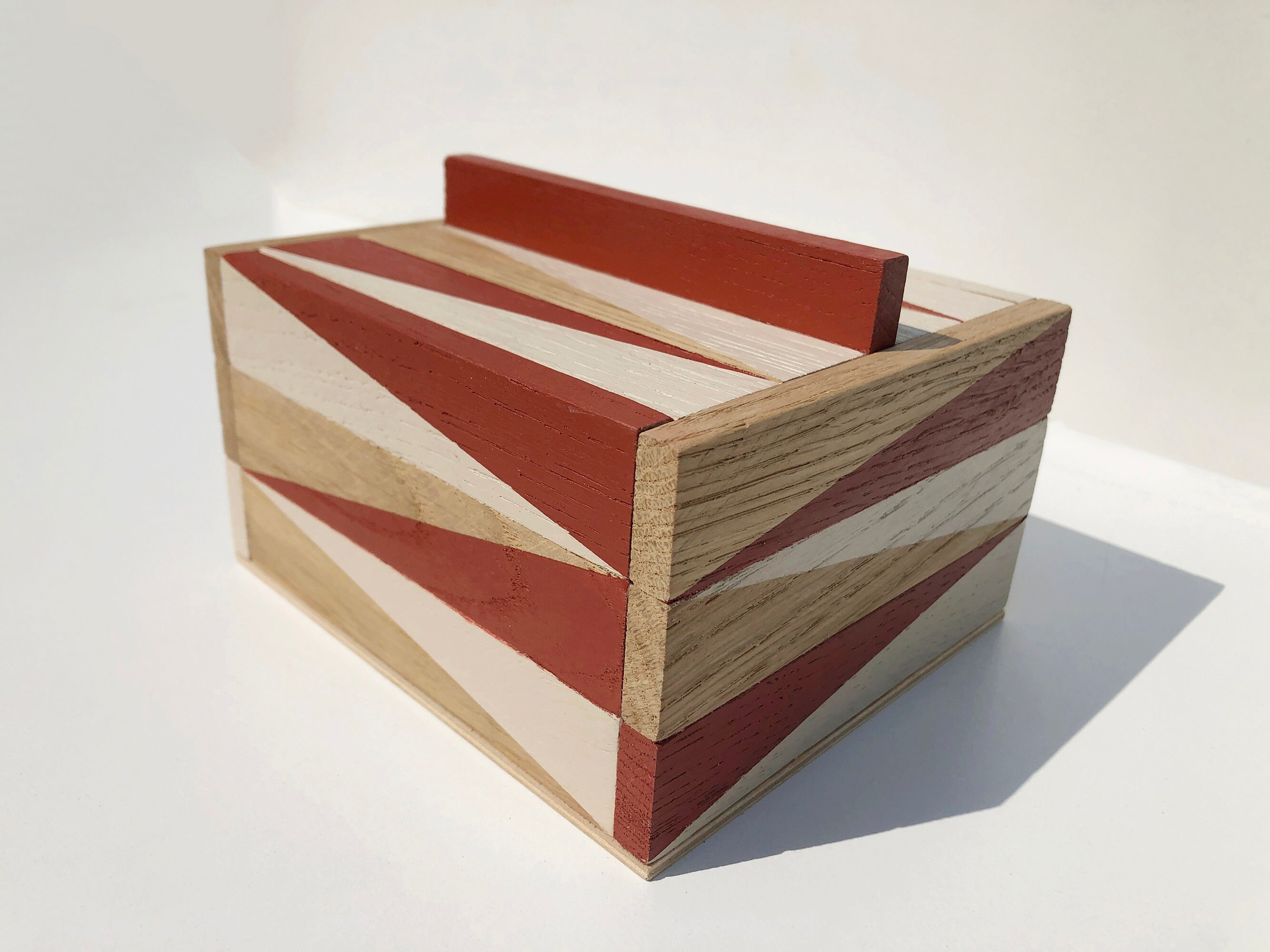 4x boîtes de rangement, carrées; en tissu, Cubique, 30x30x30 cm, rouge