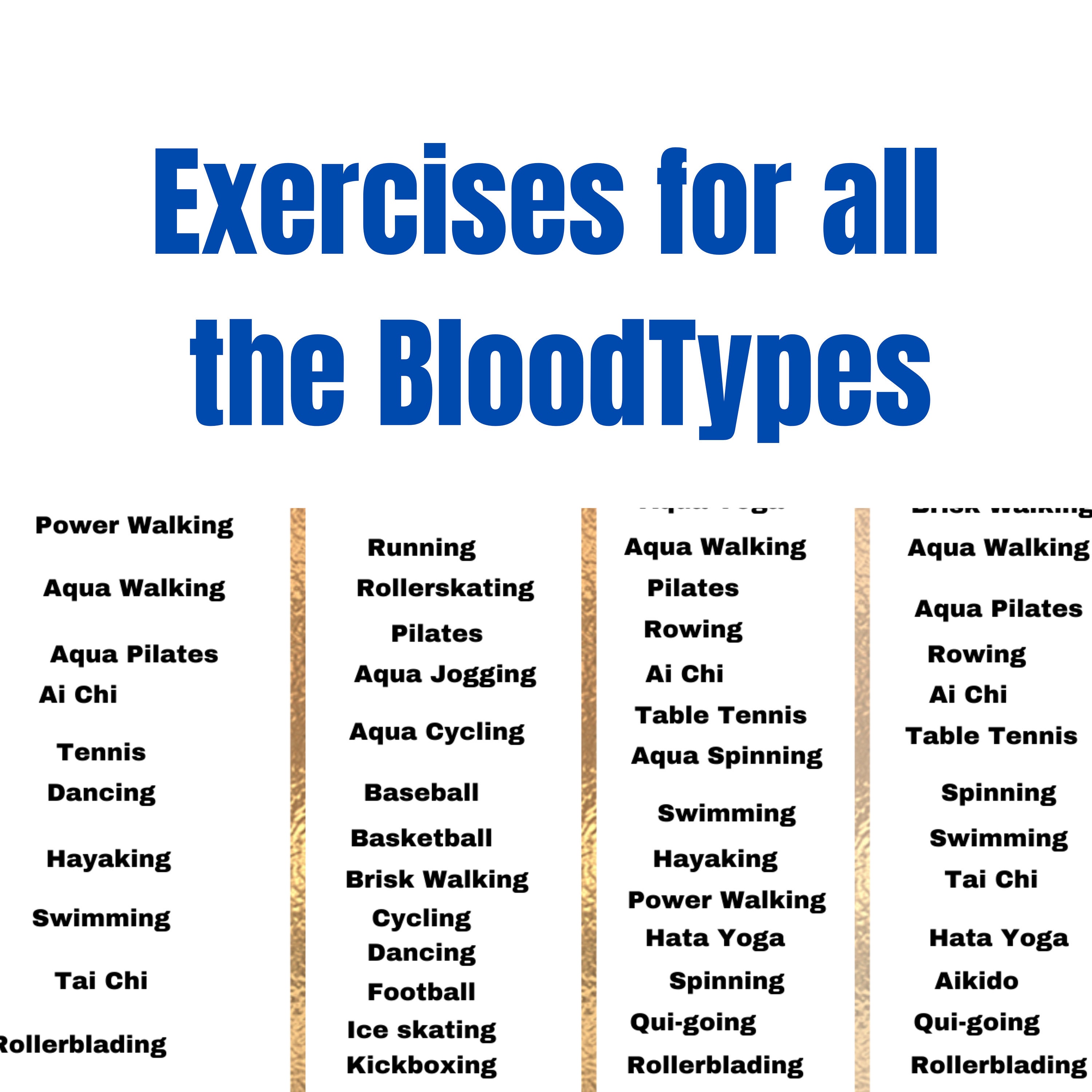 Exercise for ab blood type hotsell