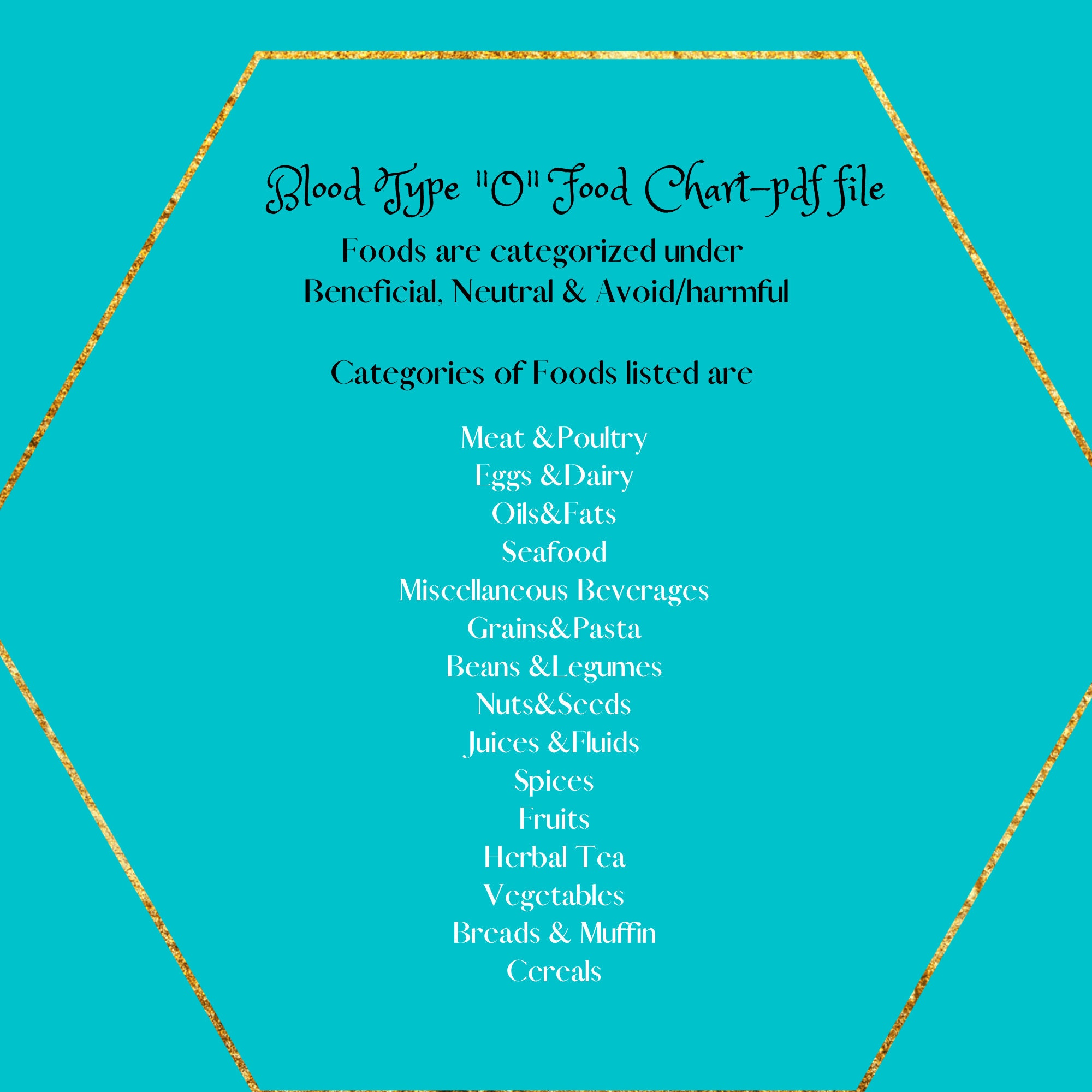 Blood Type O Food Chart Blood Type Type Diet Blood Group Food Chart Type O For Nutrition Food