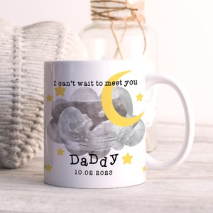 Personalised baby scan mug, To Daddy from Bump, Dad to be, gift from bump