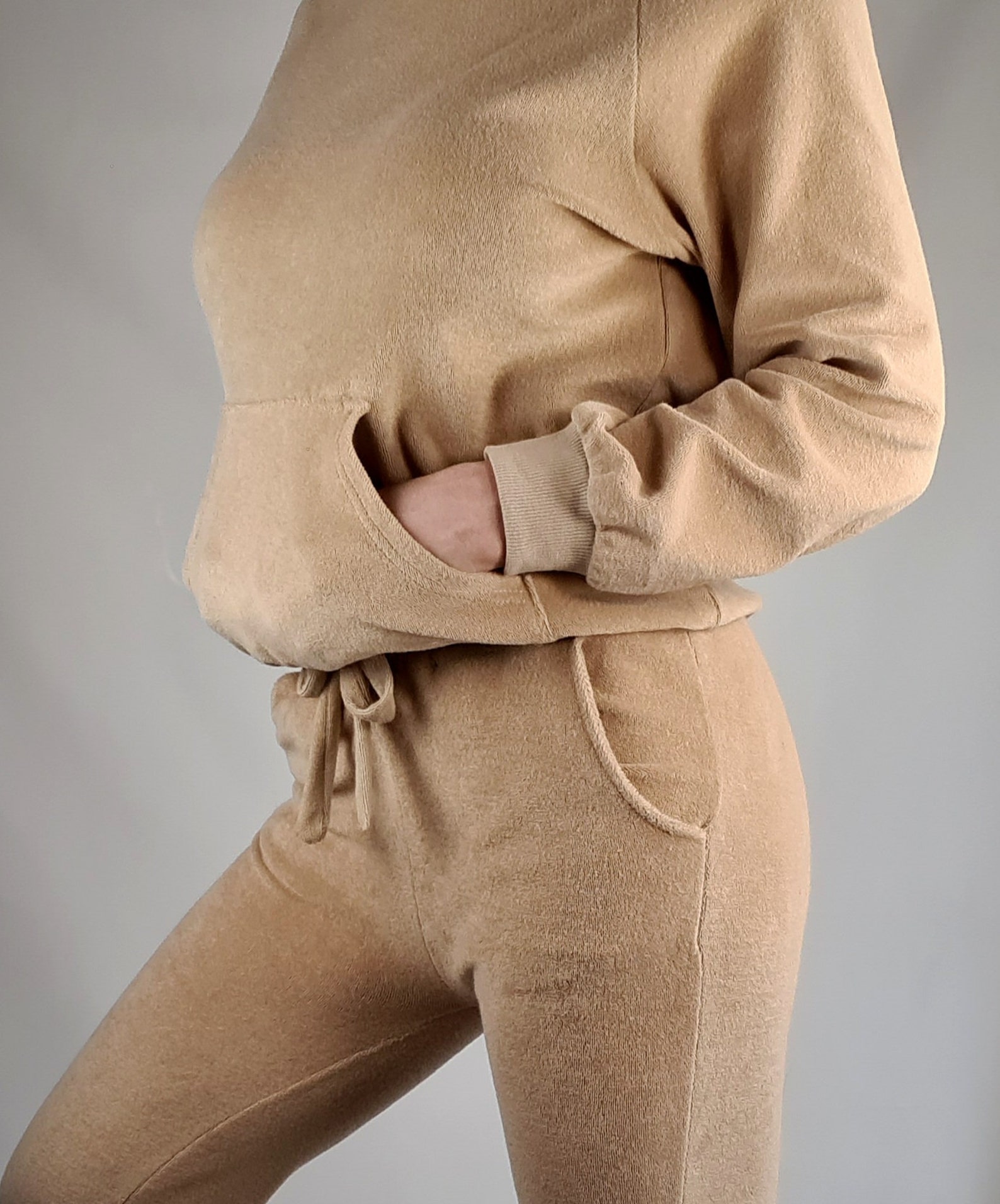 VELOUR TRACKSUIT SET Loungewear Women Terry Toweling 2 Piece Etsy UK