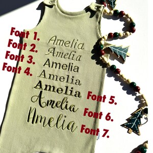 PERSONALISED MATCHING Lounge Set Baby Gift Loungewear Long Sleeve Clothes Boy Girl Kids Pjs Family Matching Pajamas Unisex 2pcs Set Gift image 7