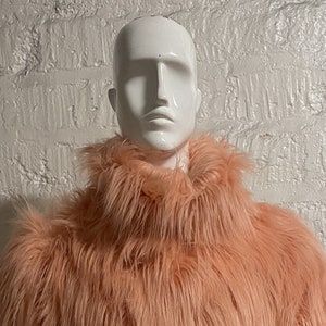 Faux fur satin lined sweater image 1