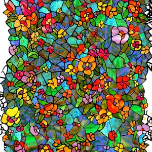 D-C-Fix 346-0431 Venetian Garden Self Adhesive Décor/Window Film 17&quot; x 78&quot;