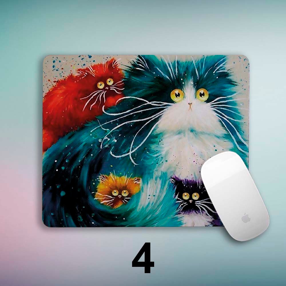 Tapis de souris rectangulaire chat mignon Mousepad kawaii Etsy