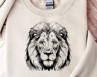 Lion face shirt,Wild Lion shirt, Animal lover shirt, Animal shirt, Animal face shirt, African Tribal shirt, zoo shirt,majestic Lion Shirt