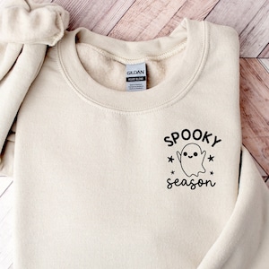 Spooky Season Shirt,Halloween Pocket Size Ghost Shirt,Ghost Pocket Tee,Halloween Shirt,Cute Ghost Pocket Size Sweater,Halloween Sweatshirt