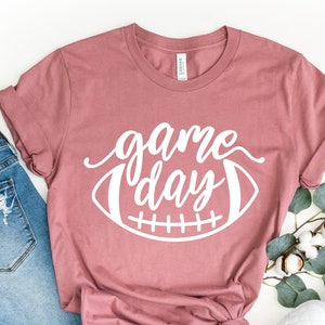 Game Day Shirt, Game Day Shirt Women, Football Mom Shirt, Football Shirts For Women,Football Graphic Tee,Baseball Game Day Shirt