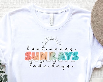 Lake Days Shirt, Lake Trip T-Shirt,Boat Shirt, Boat Shirts For Women, Cute Lake Shirt, Summer Shirt,Lake Gift Shirt, Group Lake Trip Shirt