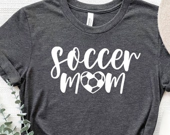 Soccer Mom Shirt, Gifts for Mom, Birthday Gifts For Her, Cute Mama Shirt, Soccer Mom T-Shirt,Cute Soccer Shirt,Womens Soccer Shirt