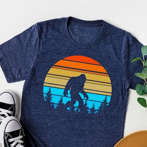 Big Foot Sunset Shirt,Camping Shirt,Adventure Shirt,Outdoor Shirt,Dad Shirt,Fathers Day Shirt,Bigfoot Dad Gorilla Shirt,Fathers Day Gift
