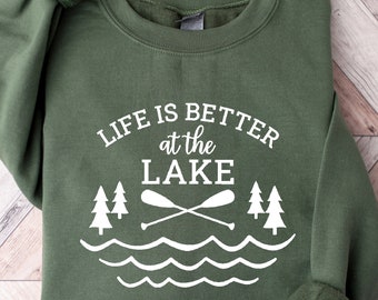 Life Is Better at the Lake, Vacation Shirts, Lake Life Shirt, Camper Shirt, Lake Life Tshirt, Lake Shirt, Summer Shirt,Group Lake Trip Shirt