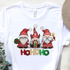 Christmas Gnomes Ho Ho Ho Shirt,Christmas Family Shirt,Christmas Gnomes Shirt,Merry Christmas Gnomes Shirt,Christmas Shirt