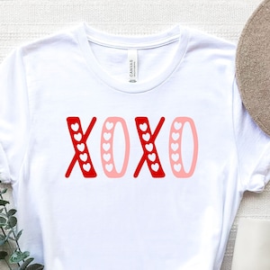 XOXO Valentines Day Shirts,Valentines Shirt, Love Shirt,Valentines Day Shirt for Women,Cute Valentines Day,Couples Valentines Day Matching