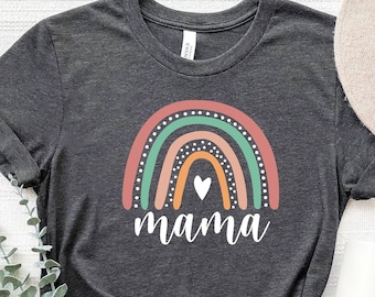 mama rainbow shirt