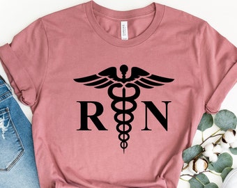 Registered Nurse Shirts, Nurse Shirt,RN Cute Shirt,Nursing Shirt, Nursing School Tee, Nurse T-Shirt, Gift For Nurse, Nurses Superhero,RN