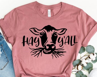 shirt with cow on it