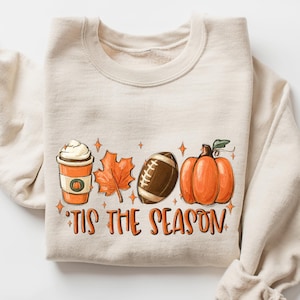 Tis The Season, Fall Coffee Shirt, Hot Coffee Shirt, Coffee Lovers Shirt, Fall Shirt, Pumpkin Latte Drink, Thanksgiving,Pumpkin Spice Shirt