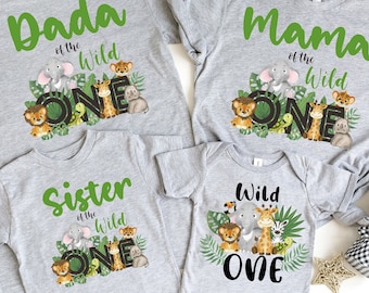 Wild One Family Matching Shirts, Wild One Birthday Boy,Wild One Safari Birthday,Family Wild One Shirts,Birthday Family Shirt,Birthday Boy