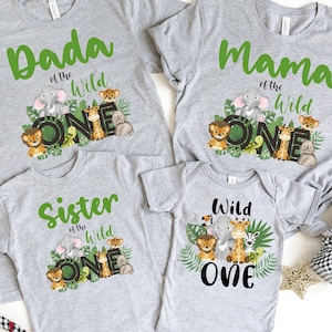 Wild One Family Matching Shirts, Wild One Birthday Boy,Wild One Safari Birthday,Family Wild One Shirts,Birthday Family Shirt,Birthday Boy