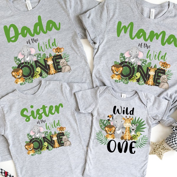 Wild One Family Matching Shirts, Wild One Birthday Boy,Wild One Safari Birthday,Family Wild One Shirts,Birthday Family Shirt,Birthday Boy