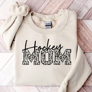 Hockey Mom Sweatshirt, Sport Mom Sweatshirt, Hockey Game Day,  Game Day Sweatshirt, Hockey Sweatshirt, Hockey Mom Crewneck Sweatshirt