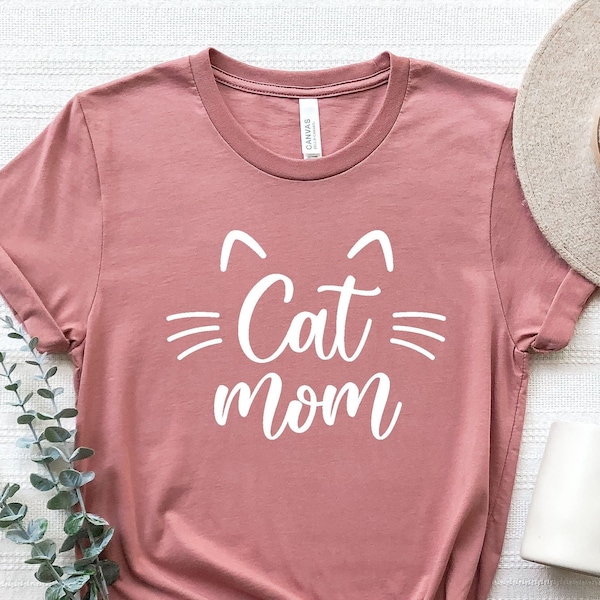 Cat Mama Shirt, Cat Mom Shirt, Cat Shirt, Cat Lover, Mother's Day Gift For Mom, Cat Lover Gift, Cat Shirt, Cat Mama T-Shirt,Mom Shirt
