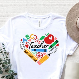 Teacher Shirt,Inspirational Teacher Shirt,Teacher Life, Back To School Shirt,First Grade Shirt,Teacher Appreciation Shirt,Teach Love Inspire