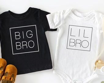 Big Bro Toddler Shirt, Big Bro Shirt, Lil Bro Tshirt, Toddler boy Outfits