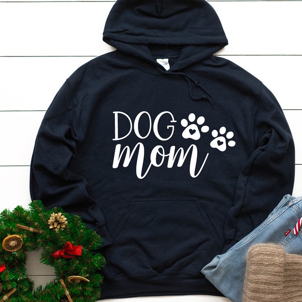 Dog Mom Hoodie, Dog Mom, Dog's Mom Hoodie, Cute Dog Mom Hoodie, Gift For Mom,Gift For Her,Dog Lover Hoodie,Pet Lover,Dog Mom