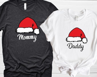 Camisetas navideñas, camisetas navideñas familiares a juego, divertidas camisetas de fiesta navideña 2024, pijamas a juego, manga larga, Navidad, sudadera festiva