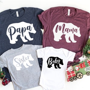 Family Bear Shirts,Bear Family Shirts,Family Bear Tshirts, Family Bear Matching Shirt, Mama Bear Shirt,Papa Bear Shirts,Baby Bear Shirt