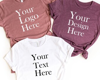 Custom Shirt, Personalized T-Shirt, Custom T-Shirt, Add Your Own Text, Customized Shirts, Custom Text on Shirt, Customized Shirt