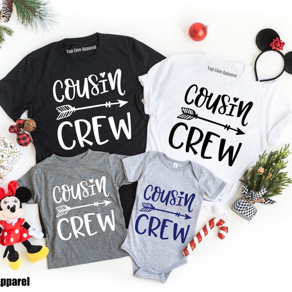Cousin Crew Shirt,Set Of Cousin Shirts, Matching Cousin Shirts,Cousin Shirts,Cousin Birthday Shirt,Baby Announcement