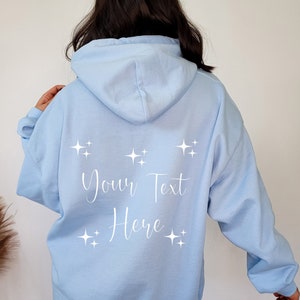 Custom Hoodie, Unisex Hoodie, Customized Pullover Sweatshirt, Personalized Hoodie, Women Custom Hoodie, Custom Text Hoodie, Mrs Hoodie