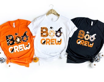 Boo Crew Shirt, Halloween Shirts, The Boo Crew Shirt, Gift for Halloween, Matching Family Halloween Shirts,Halloween Family Shirts,Happy Boo