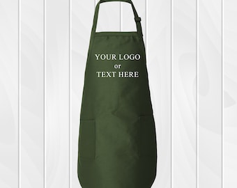 Custom Apron, Customized Apron, Apron For Men, Personalize Apron, Personalized Apron For Women,  Kitchen Apron,Apron With Pockets,