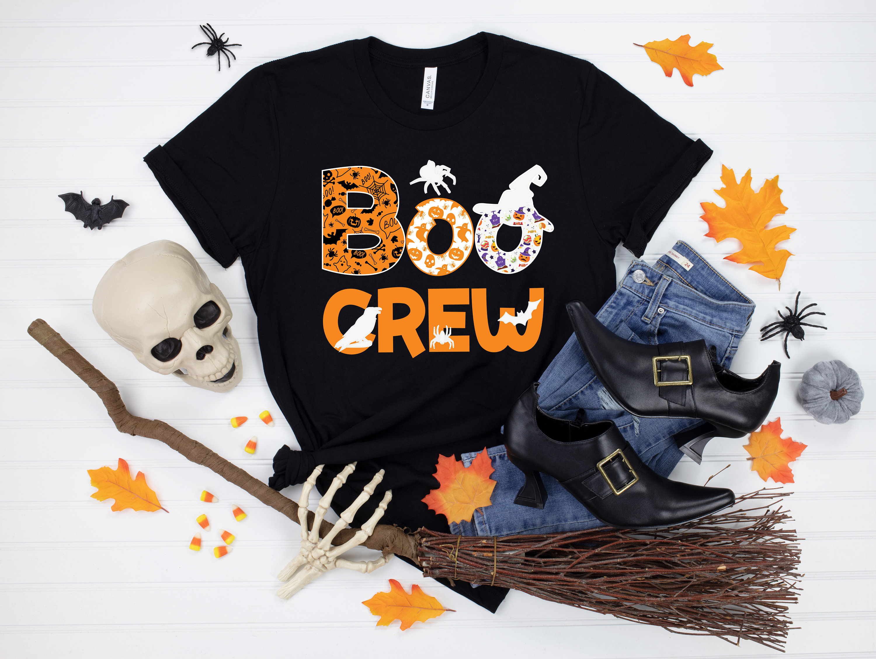 Shirts,halloween Shirt, Matching Shirts, Boo Gift Family Halloween Boo - Shirt, Halloween Crew Etsy Shirts,happy for Family Crew Boo the Halloween,