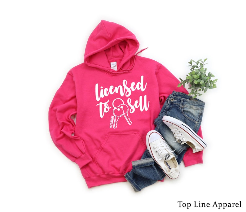 Licensed to Sell Hoodie Licensed to Sell Real Estate Agent Etsy