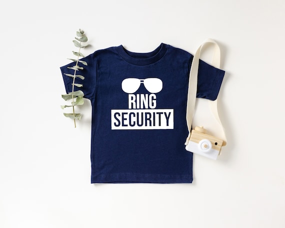Ring Security Shirt | Ring Bearer T-Shirt Boys Wedding Party Ring Security Shirt | Ring Bearer T-Shirt Boys Wedding Party
