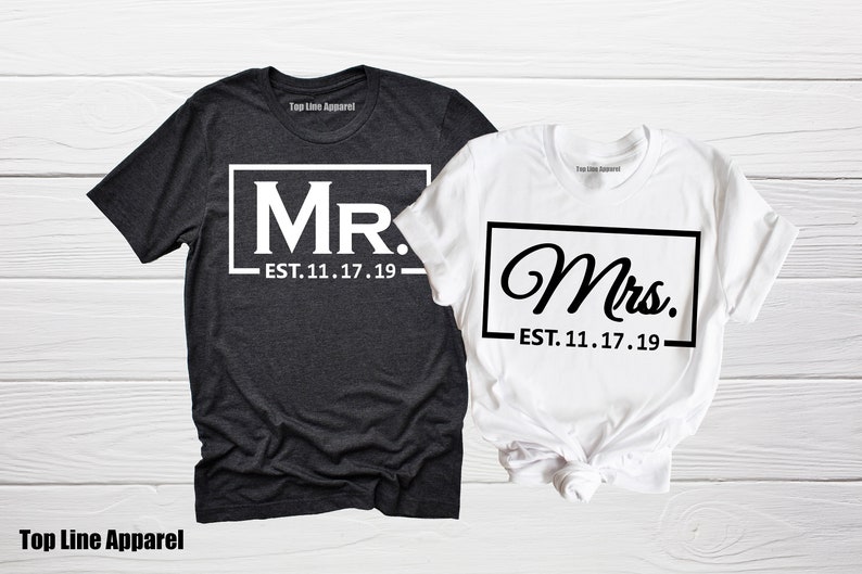 mrs and mr shirt