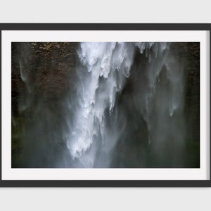 Cascata Seljalandsfoss in Islanda, Paesaggio islandese, Decorazione murale Giclée, Stampa d'arte,