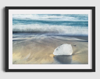 Diamond Beach Breidamerkursandur, Fine Art Landscape Print, Ice, Iceland Nature, Wall Decor