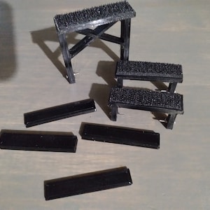 SCX24 Chassis Mount VELCRO Body Mounts