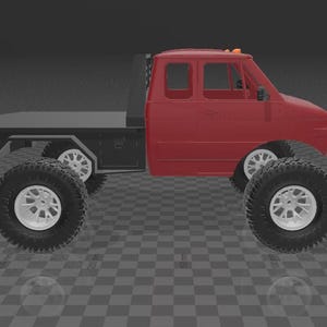 Utility Van fits SCX24 TRX4m FCX18 (Prepped Version)