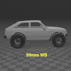 Shove-ItクローラーボディはSCX30に適合します（DIYバージョン）